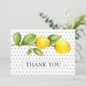 Lemon Main Squeeze Brautparty Vielen Dank (Stehend Vorderseite)