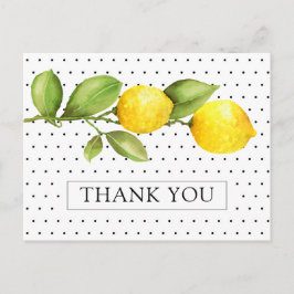 Lemon Main Squeeze Brautparty Vielen Dank Postkarte