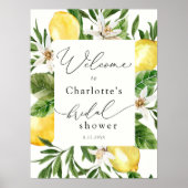 Lemon Main Squeeze Brautparty Willkommenspender Poster (Vorne)