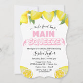 Lemon Main Squeeze Bridal Dusche Einladung (Vorderseite)