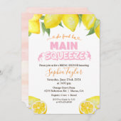 Lemon Main Squeeze Bridal Dusche Einladung (Vorne/Hinten)