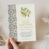 Lemon Main Squeeze Bridal Shower Einladung