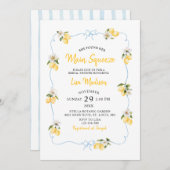 Lemon main squeeze Bridal shower invitation Einladung (Vorne/Hinten)