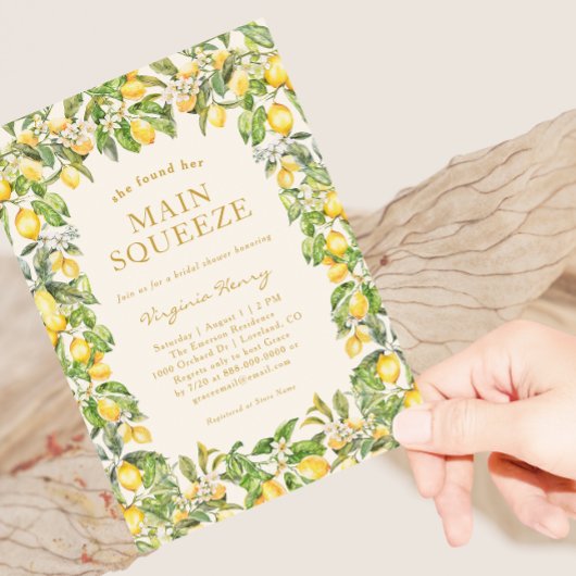 Lemon Main Squeeze Einladung