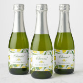 Lemon Main Squeeze Mini Champagne Flasche Schaumweinetikett (Flaschen)