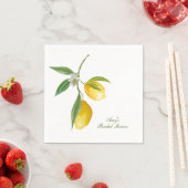 Lemon Main Squeeze Paper Napkins Serviette (Beispiel)