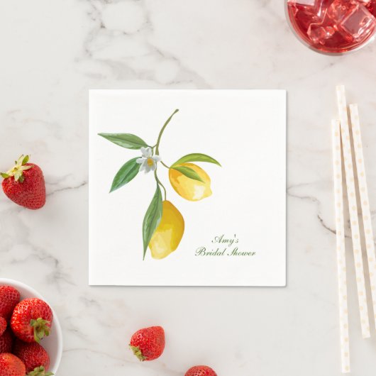 Lemon Main Squeeze Paper Napkins Serviette (Beispiel)
