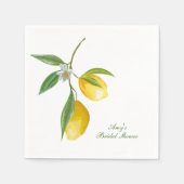 Lemon Main Squeeze Paper Napkins Serviette (Vorderseite)