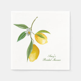 Lemon Main Squeeze Paper Napkins Serviette