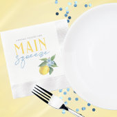 Lemon Main Squeeze Personalisiert Cocktail Cocktai Serviette