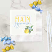 Lemon Main Squeeze Personalisiert Cocktail Cocktai Serviette