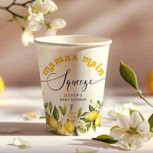 Lemon Mamas Hauptpresse Babydusche Pappbecher