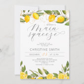 Lemon Mamas wichtigste Squeeze-Baby-Dusche Einladung (Vorderseite)