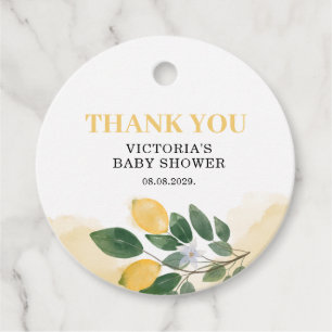 Lemon Mamas wichtigste Squeeze Baby-Dusche Geschenkanhänger