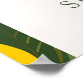 Lemon Mamas wichtigste Squeeze Baby Dusche Willkom Poster (Ecke)