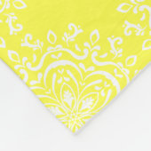 Lemon Mandala Fleecedecke (Ecke)