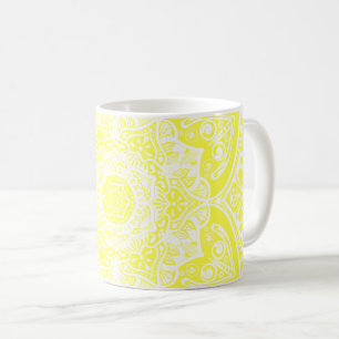 Lemon Mandala Kaffeetasse