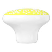 Lemon Mandala Keramikknauf (Seitenansicht)