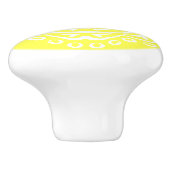 Lemon Mandala Keramikknauf (Seitenansicht)