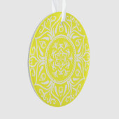 Lemon Mandala Ornament (Vorderseite)