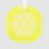 Lemon Mandala Ornament (Rückseite)