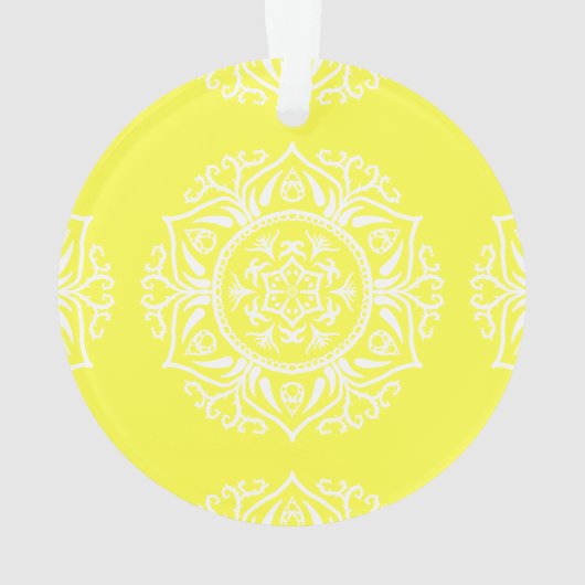Lemon Mandala Ornament (Rückseite)