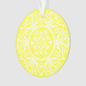 Lemon Mandala Ornament (Vorderseite)