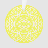 Lemon Mandala Ornament (Vorderseite)
