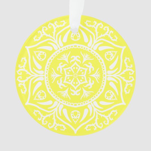 Lemon Mandala Ornament (Vorderseite)