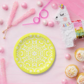 Lemon Mandala Pappteller (Party)