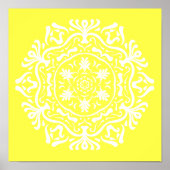 Lemon Mandala Poster (Vorne)