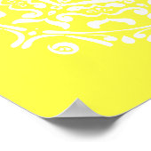 Lemon Mandala Poster (Ecke)