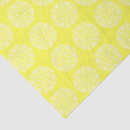 Lemon Mandala Seidenpapier (Ausschnitt)