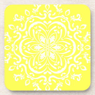 Lemon Mandala Untersetzer
