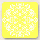 Lemon Mandala Untersetzer (Vorderseite)