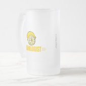 Lemon Mattglas Bierglas (Vorderseite Links)