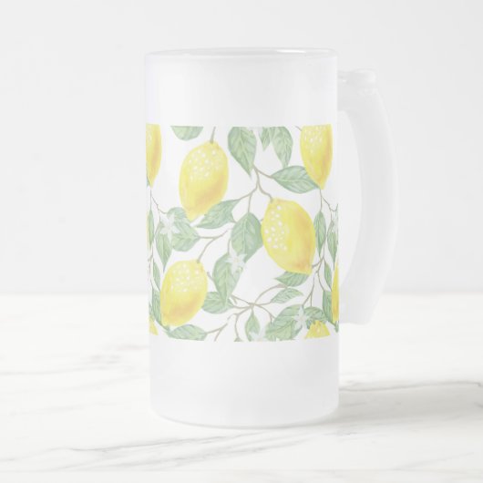 Lemon Mattierte Tasse (VorderseiteRechts)