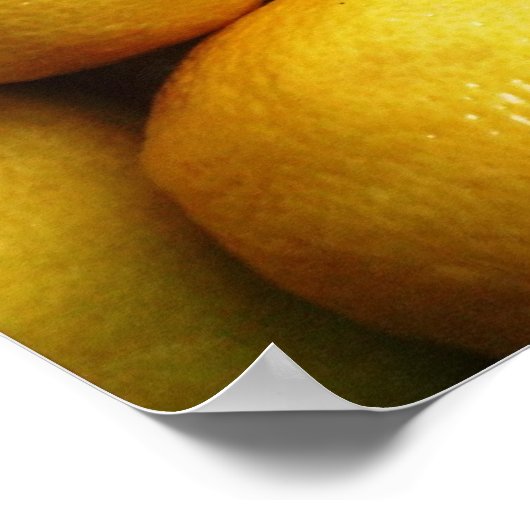 Lemon Me Poster (Ecke)