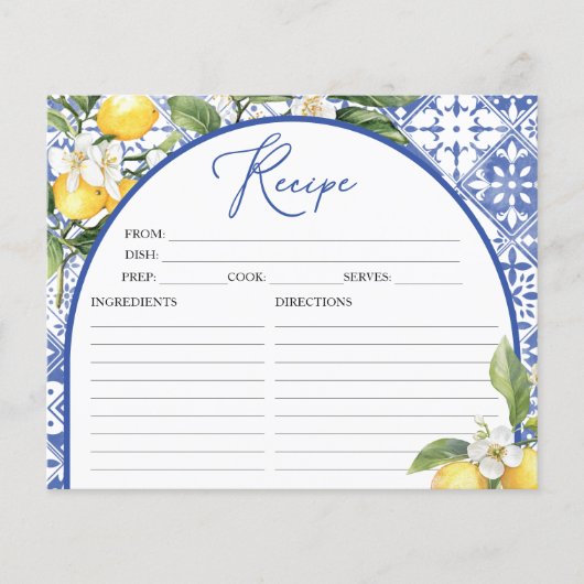 Lemon Mediterrane Brautparty (Vorderseite)