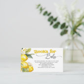 Lemon Mediterrane Bücher für Kinder Begleitkarte (Stehend Vorderseite)