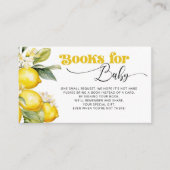 Lemon Mediterrane Bücher für Kinder Begleitkarte (Vorderseite)