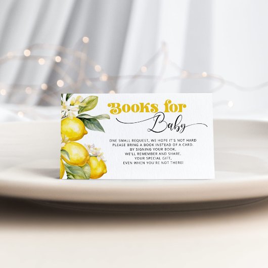 Lemon Mediterrane Bücher für Kinder Begleitkarte