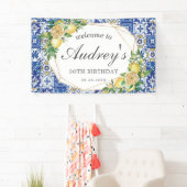 Lemon Mediterrane Mosaikfliesen BegrüßungsHintergr Banner (Insitu)