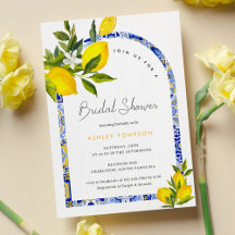 Lemon Mediterranean Boho Arch Brautparty