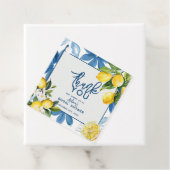 Lemon Mediterranean Tile Brautparty Geschenkanhänger (Beispiel)