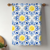 Lemon Mediterranean Tile Geschirrtuch