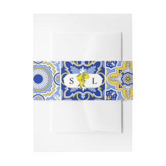 Lemon Mediterranean Wedding Einladung Bly Band