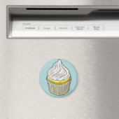 Lemon Merangue Cupcake Magnet (In Situ (Geschirrspüler))