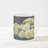 Lemon Meringue Chrysanthemums Mattglastasse (VorderseiteRechts)