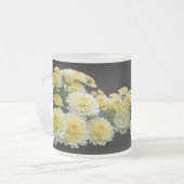 Lemon Meringue Chrysanthemums Mattglastasse (Vorderseite Links)